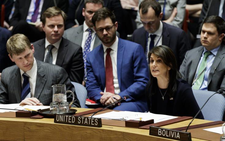 Τη Ρωσία δείχνει η Αμερικανίδα Πρέσβειρα στον ΟΗΕ για τη δηλητηρίαση Σκριπάλ 