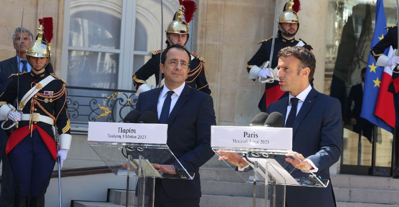 Μακρόν σε ΠτΔ: «Μπορείτε να βασιστείτε στην αμέριστη συμπαράσταση της Γαλλίας για το Κυπριακό»