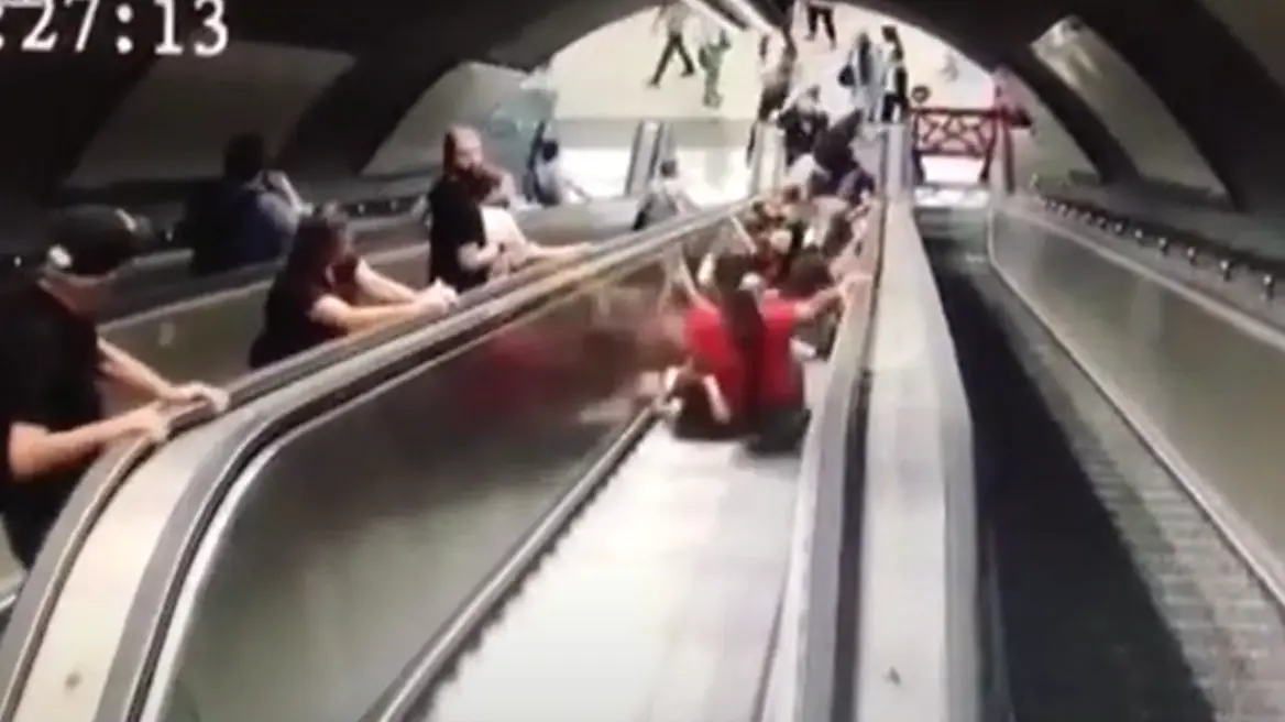 Τουρκία: Ατύχημα σε κυλιόμενη σκάλα στο μετρό της Σμύρνης με 11 τραυματίες - Δείτε βίντεο