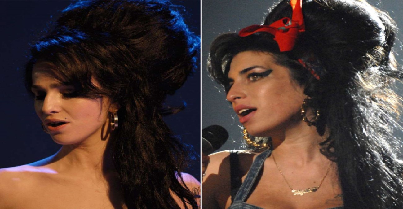 Η Marisa Abela ως Amy Winehouse στο «Back to Black»