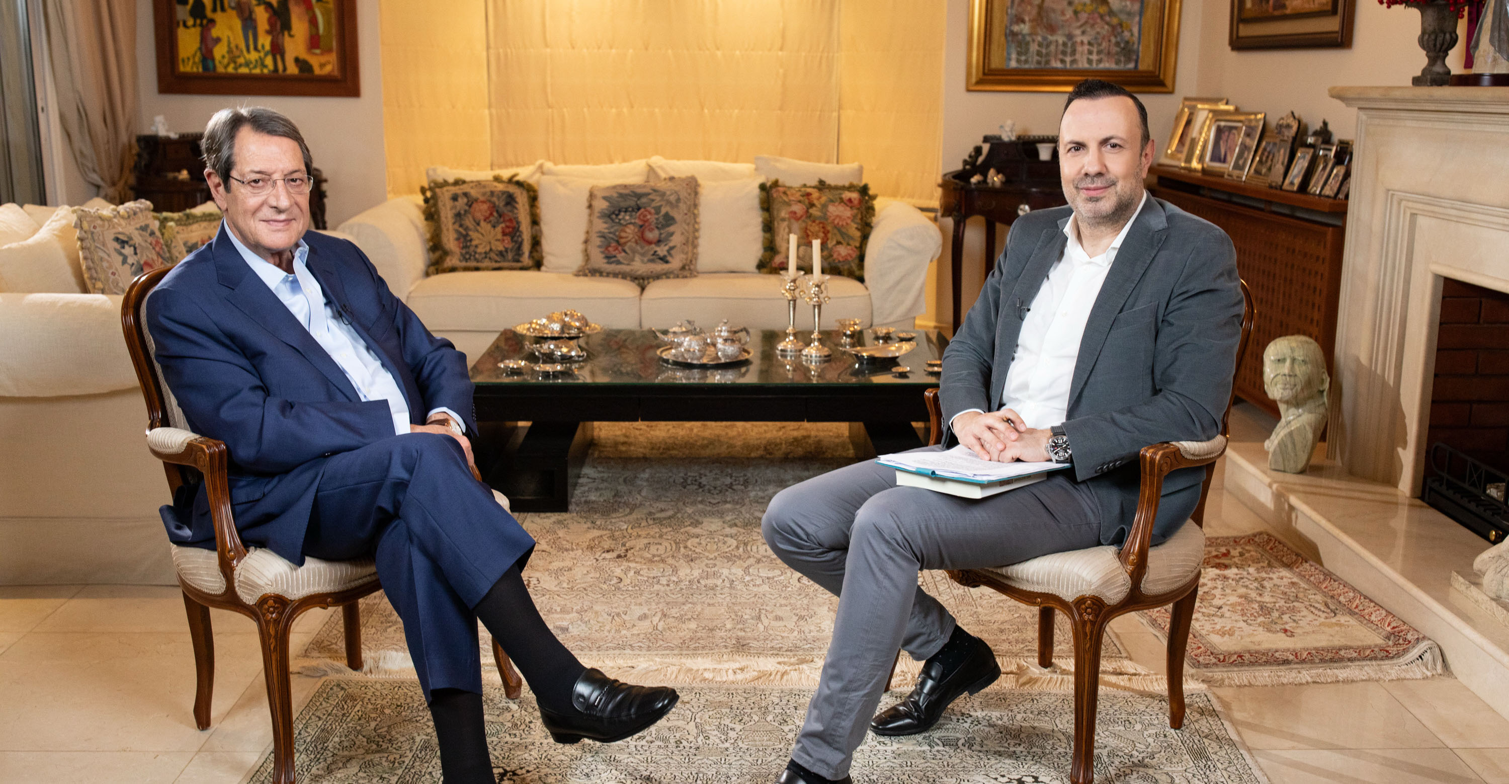 «ΤΕΤ-Α-ΤΕΤ ΣΤΟΝ ALPHA» με τον τέως Πρόεδρο της Κυπριακής Δημοκρατίας κ. Νίκο Αναστασιάδη