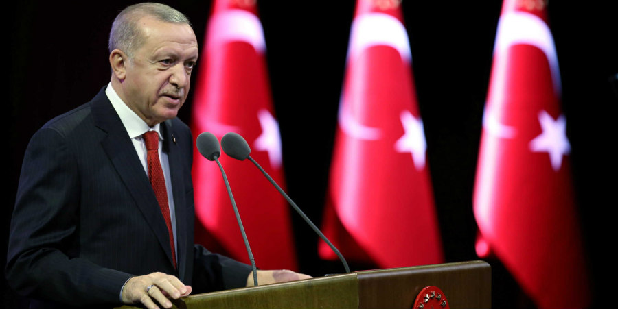 Ερντογάν σε Ντράγκι:  Η Τουρκία στηρίζει λύση δύο κυρίαρχων κρατών στην Κύπρο