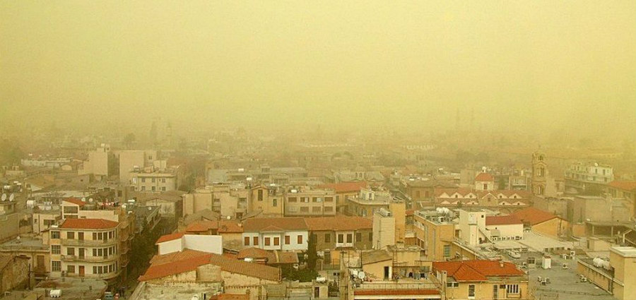 ΚΥΠΡΟΣ: Ψηλές συγκεντρώσεις σκόνη στην ατμόσφαιρα