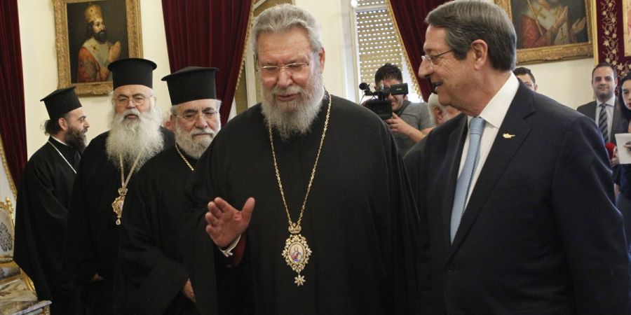 Ο Αρχιεπίσκοπος Κύπρου Χρυσόστομος γιόρτασε τα γενέθλιά του