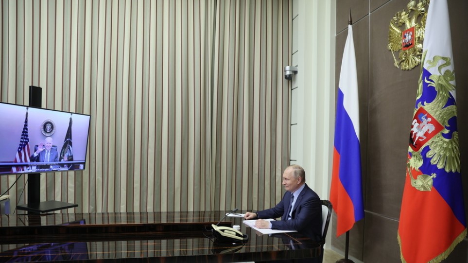 Ολοκληρώθηκαν οι συνομιλίες Πούτιν-Μπάιντεν: Διήρκεσαν περισσότερο από δύο ώρες