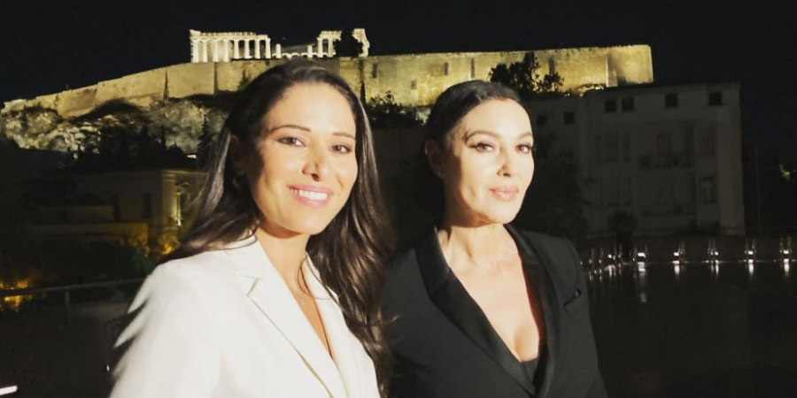 Στέλλα Στυλιανού: Συναντήθηκε με τη Μόνικα Μπελούτσι στην Αθήνα! (Φώτος)