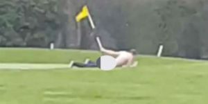 Ξαναμμένος νεαρός πιάστηκε επ’ αυτοφώρω να ασελγεί σε… τρύπα του γκολφ (video – photos)