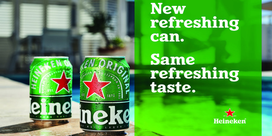 Το εμβληματικό κόκκινο αστέρι της Heineken® αγκαλιάζει τη νέα ετικέτα του brand