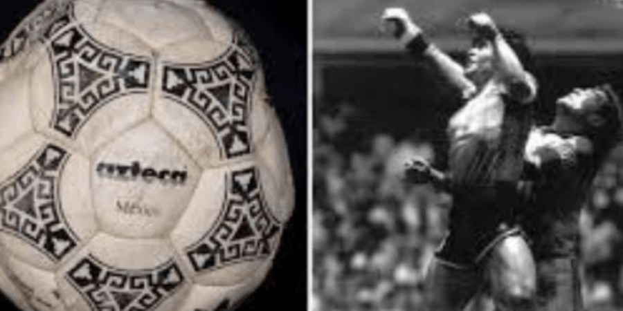Μόνο στο ποδόσφαιρο τέτοια τρελά: Πωλήθηκε έναντι... 2,3 εκατομμυρίων ευρώ, η μπάλα από το «χέρι του θεού» - Βίντεο