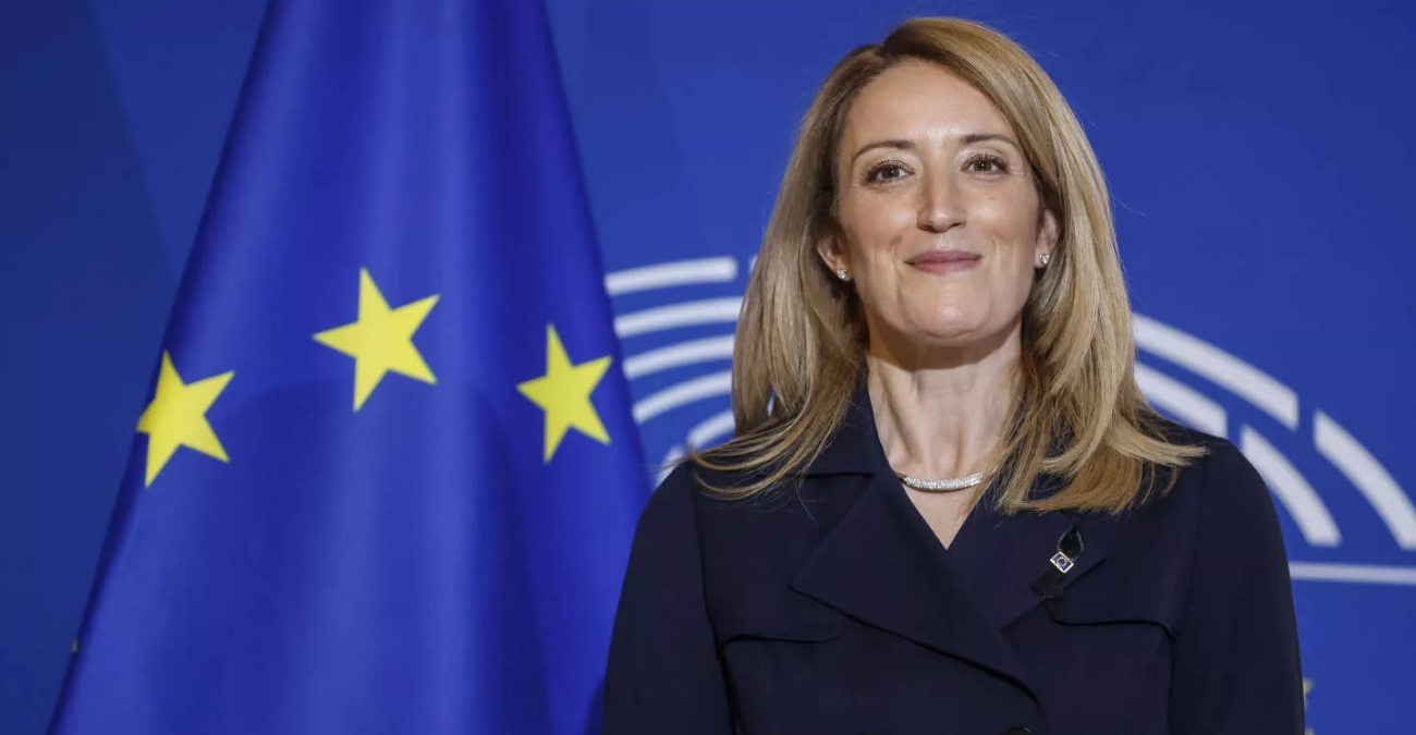 Στην Κύπρο σήμερα η Πρόεδρος του Ευρωκοινοβουλίου Ρομπέρτα Μέτσολα - Οι συναντήσεις