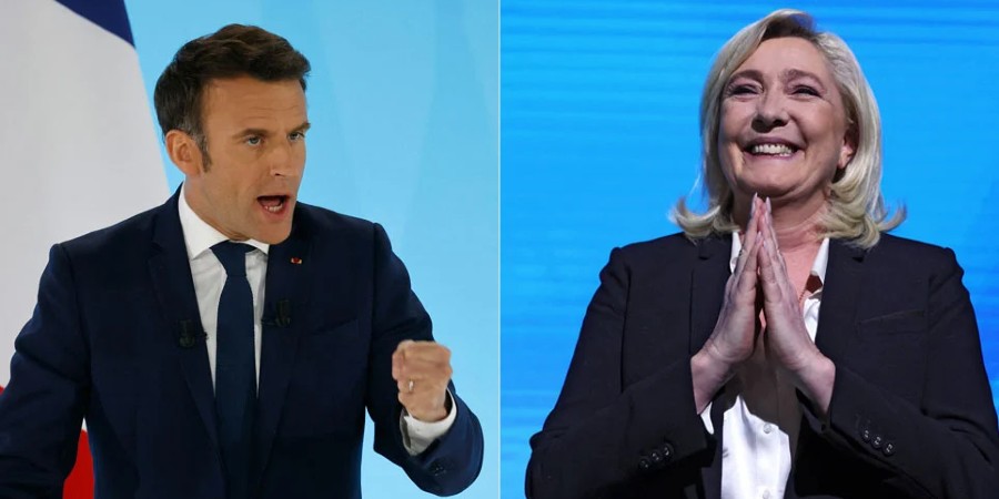 Γαλλία: Νικητής στον Α' γύρο εκλογών ο Μακρόν - Πάει στον Β' γύρο με Λεπέν