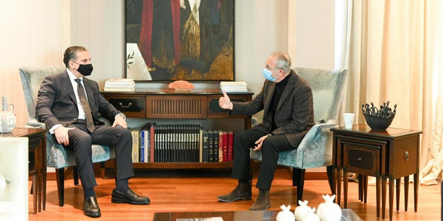 Αβέρωφ Νεοφύτου: Είδε τον Πρέσβη της Αιγύπτου – Συζήτησαν για Κυπριακό και εμπόριο