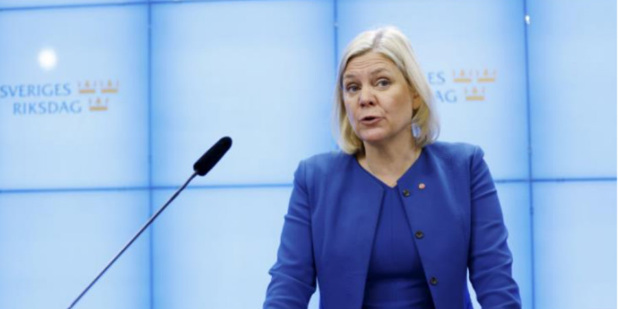 Δεν αποκλείει την ένταξη της χώρας στο ΝΑΤΟ η Πρωθυπουργός της Σουηδίας