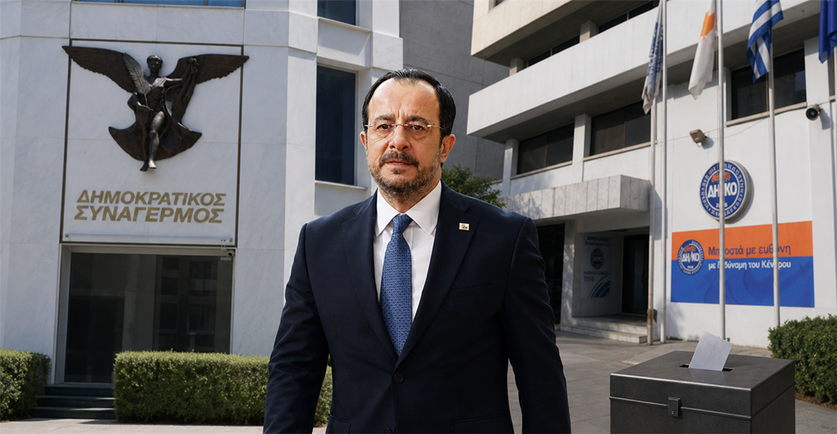 Η δύσκολη εξίσωση του Νίκου Χριστοδουλίδη: To ΔΗΚΟ, ο ανθεκτικός ΔΗΣΥ και το στοίχημα του 2028