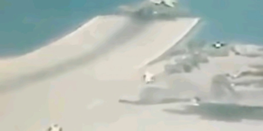 Συντριβή αγγλικού F-35: Βίντεο δείχνει τη στιγμή της συντριβής του μαχητικού F-35 στη Μεσόγειο