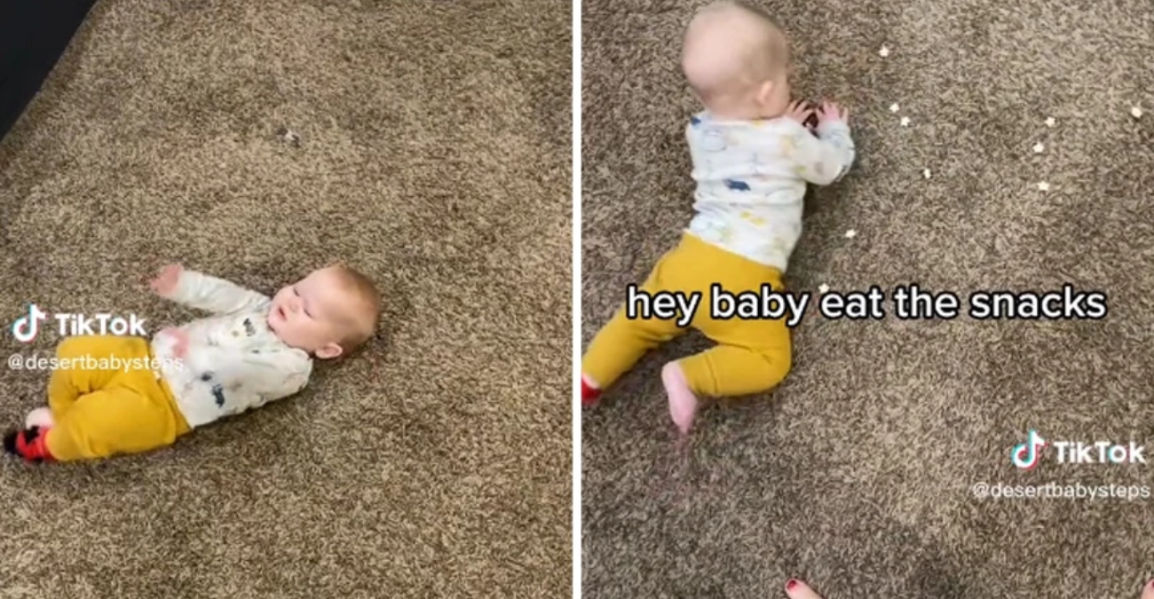 Οργή για τις εικόνες με το μωρό στο εξωτερικό που τρώει φαγητό από το πάτωμα σαν… κότα – «Εξευτελιστικό και αηδιαστικό»