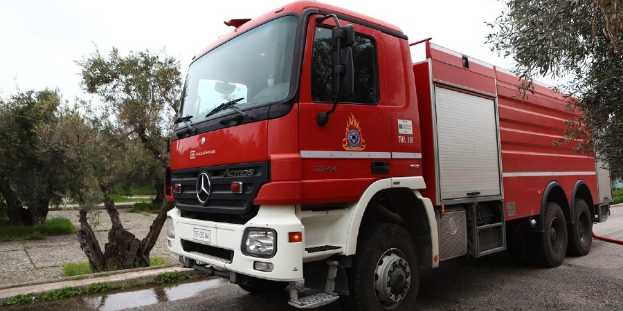 Δασική πυρκαγιά στην Ίνια - Τρια πυροσβεστικά οχήματα για κατάσβεση της φωτιάς