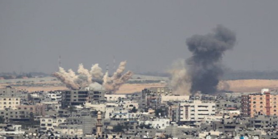 Βομβαρδισμοί ισραηλινών αεροσκαφών σε θέσεις της Χαμάς στη Λωρίδα της Γάζας 