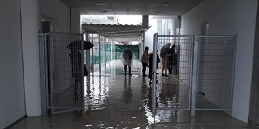 ΛΕΜΕΣΟΣ: Πλημμύρισε ολοκαίνουργιο Δημοτικό σχολείο - ΦΩΤΟΓΡΑΦΙΕΣ
