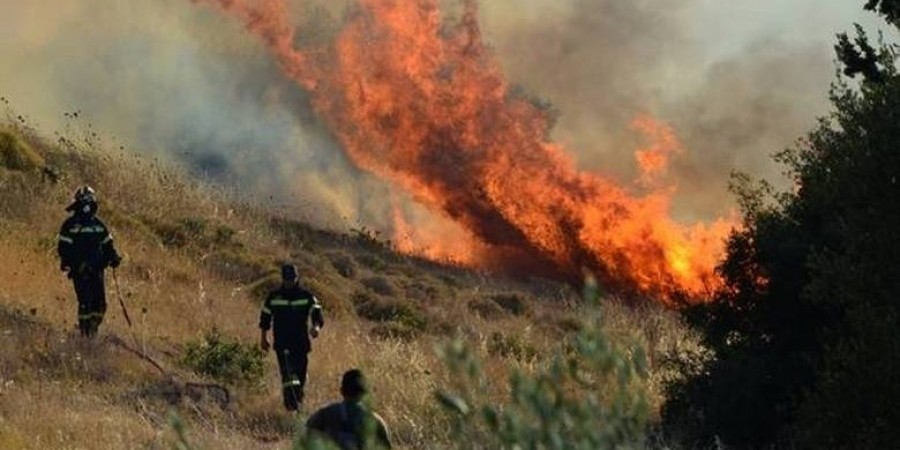 ΠΑΦΟΣ: Σε εξέλιξη πυρκαγιά σε δύσβατη περιοχή - Στη μάχη και εναέρια μέσα