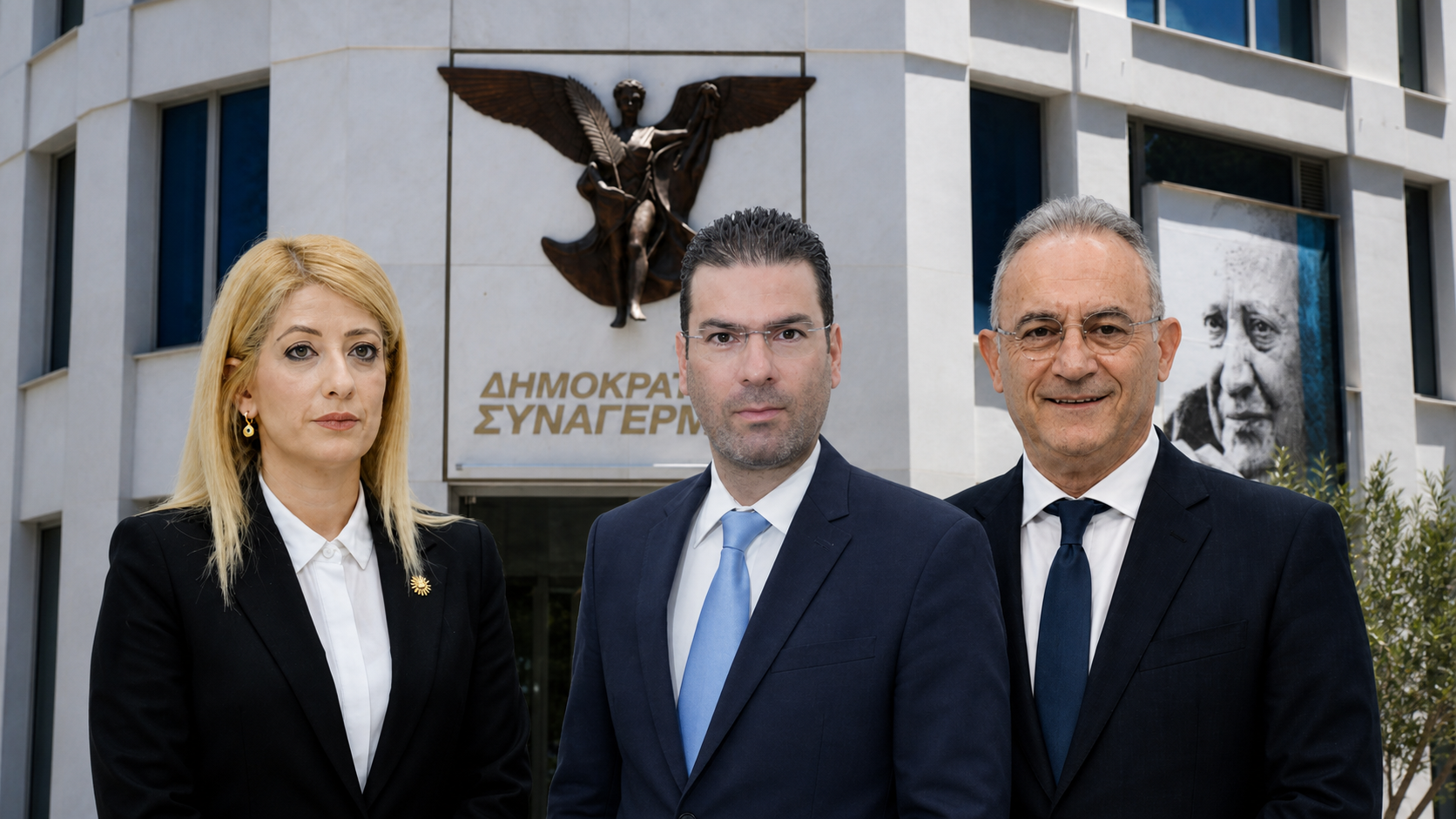 ΔΗΣΥ: Με Αβέρωφ και Αννίτα στο κάδρο, ο Δίπλαρος σηκώνει τη σημαία της ενότητας
