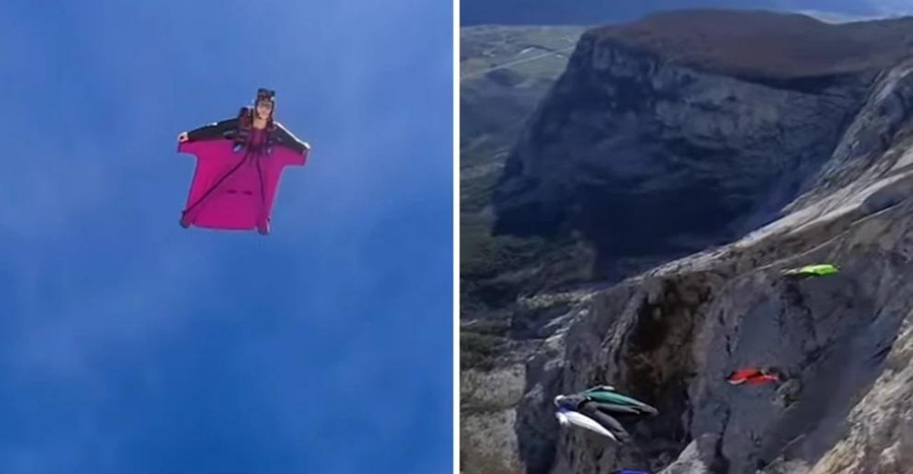 Viral Video: Άνθρωποι που ήθελαν να δουν πώς είναι κυριολεκτικά να πετάς σαν πουλί