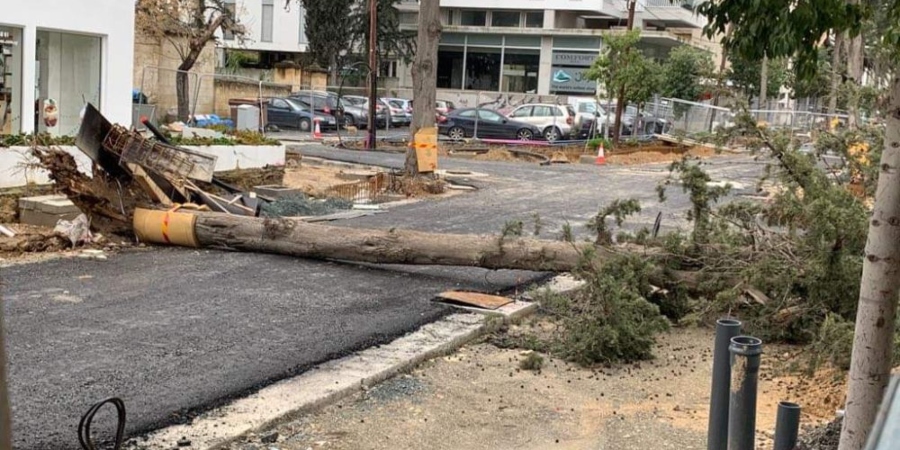 Τρέχει και δεν φτάνει η Πυροσβεστική - Πτώση δέντρων σε διάφορες περιοχές της Κύπρου