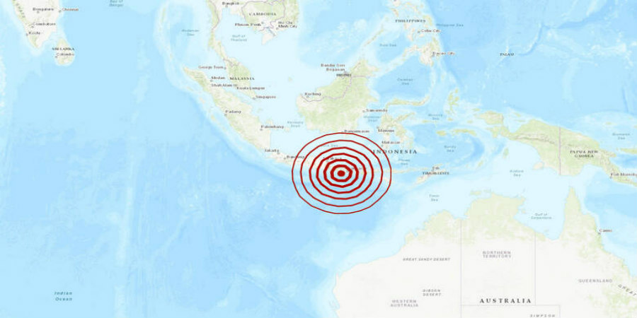 Ισχυρή σεισμική δόνηση 5,7 Ρίχτερ στην Ινδονησία - Δεν υπάρχει κίνδυνος για τσουνάμι