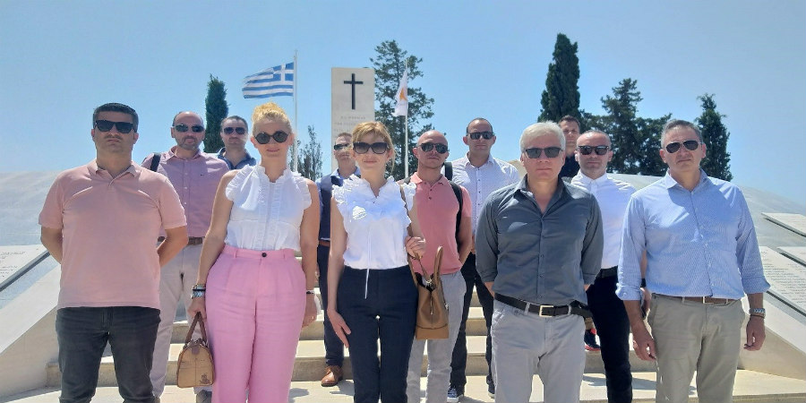 Αξιωματικοί της Ελληνικής Αστυνομίας σε εκπαιδευτική επίσκεψη στην Κύπρο