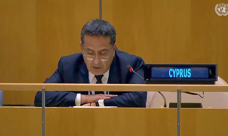 Ο Μόνιμος Αντιπρόσωπος Κύπρου στη ΓΣ ΟΗΕ κάλεσε σε προσχώρηση κρατών στη Σύμβαση της Λευκωσίας