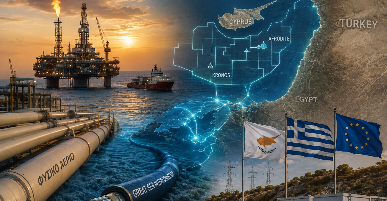 Η ενέργεια γίνεται πεδίο ισχύος: Η Κύπρος ανάμεσα σε κοιτάσματα, διασυνδέσεις και τουρκικά τετελεσμένα