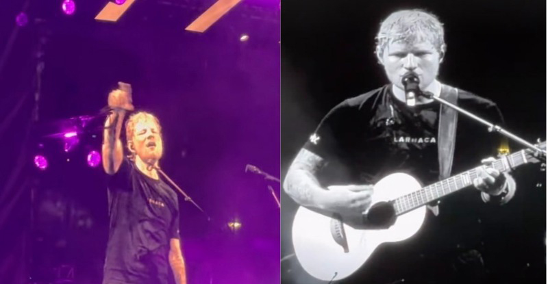 Ed Sheeran: Tραυματίστηκε κατά τη διάρκεια της συναυλίας του στη Λάρνακα -Δείτε βίντεο 