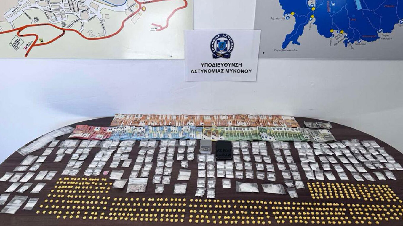 Εξαρθρώθηκε κύκλωμα διακίνησης ναρκωτικών με «χρυσό» τιμοκατάλογο στη Μύκονο - Κατέσχεσαν εμπόρευμα αξίας χιλιάδων ευρώ