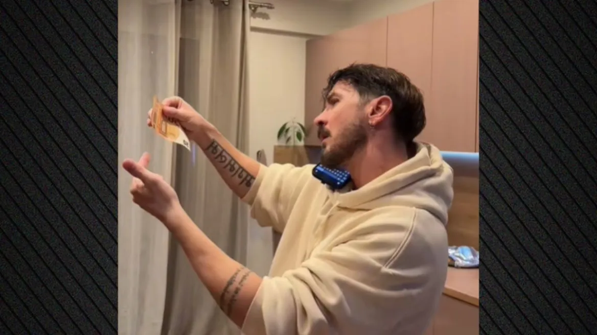 Ο Νίκος Γκάνος έκανε χιουμοριστικό βίντεο στο TikTok για την κλοπή στο σπίτι της Εύης Δρούτσα