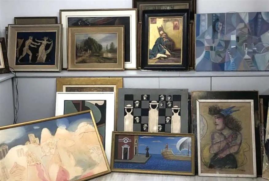 Κύκλωμα στην Ελλάδα με εκατοντάδες πλαστούς πίνακες ζωγραφικής - Είχαν Φασιανό και Παρθένη - Δείτε βίντεο