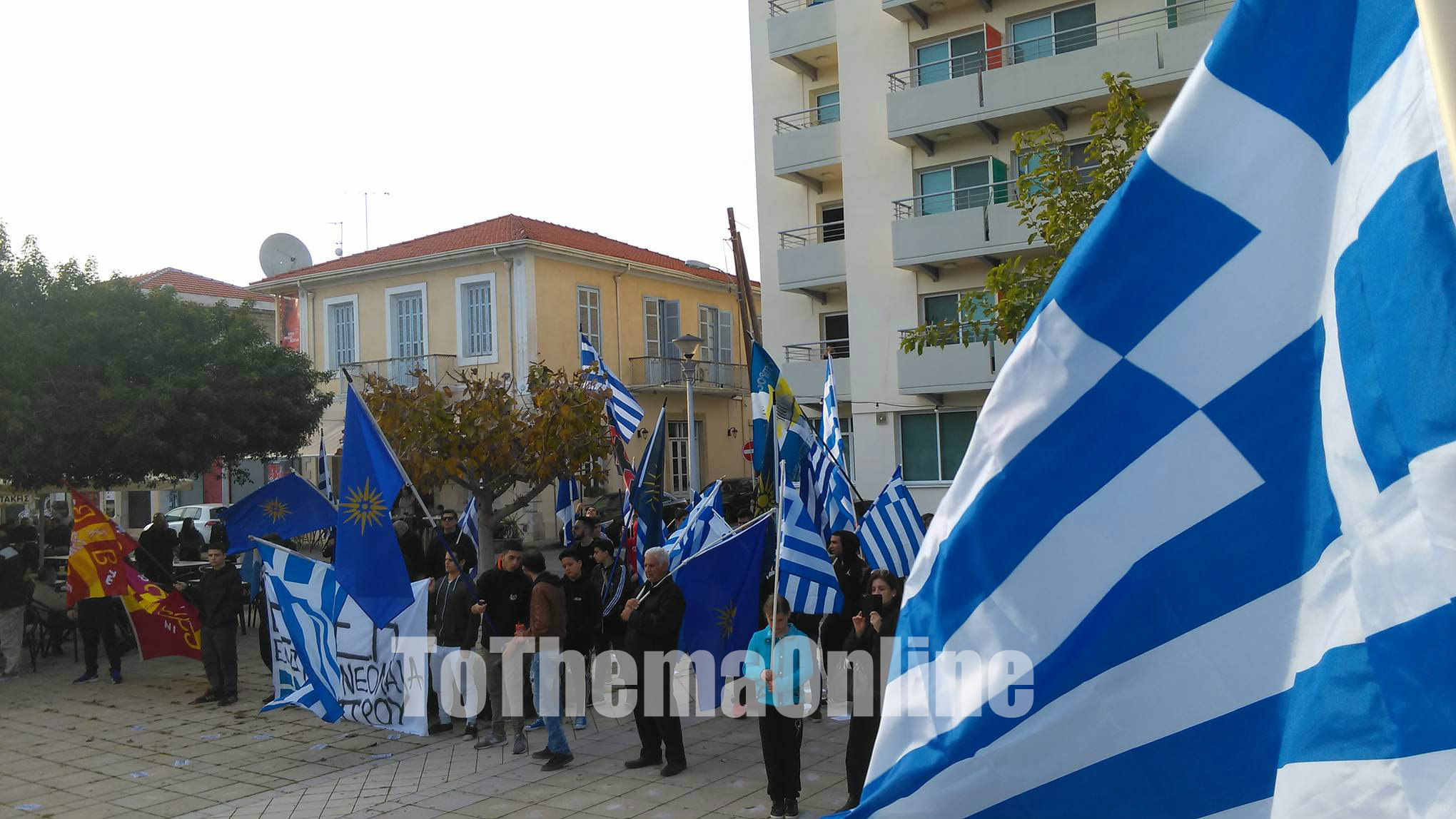 ΛΕΜΕΣΟΣ: Διαμαρτυρηθήκαν για το Σκοπιανό και οι Κύπριοι – ΦΩΤΟΓΡΑΦΙΕΣ