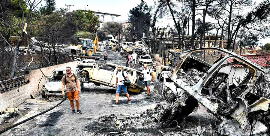 Αδιανόητη τραγωδία για ευνομούμενη πολιτεία η πυρκαγιά στο Μάτι, δήλωσε η Σακελλαροπούλου 