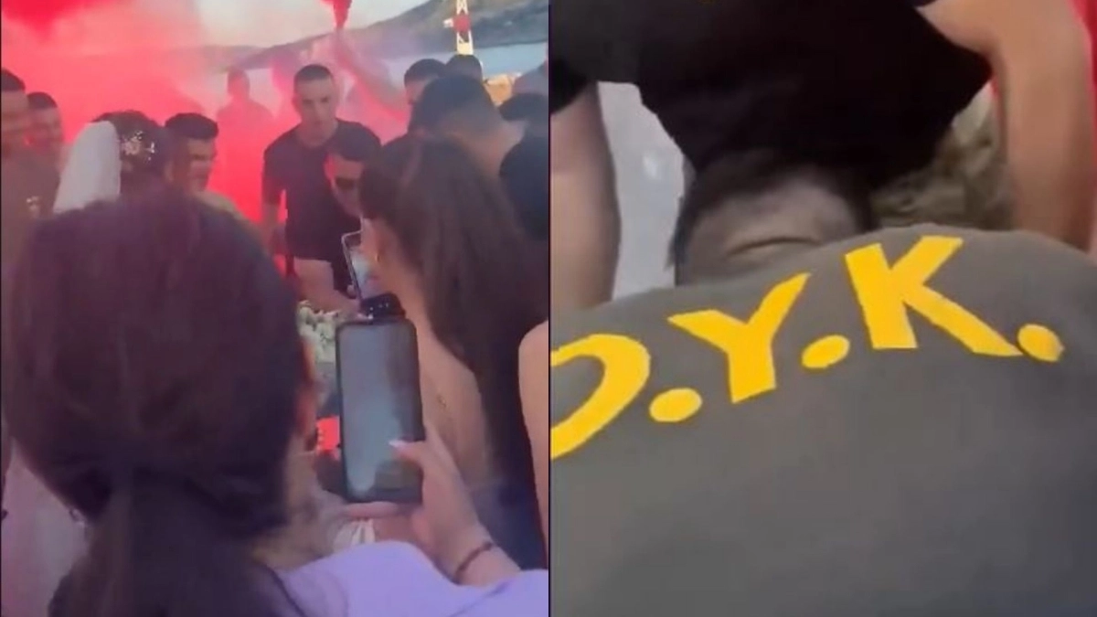 Ο γάμος του ΟΥΚά που έγινε πεδίο «εκστρατείας»: Το viral βίντεο με τον γαμπρό και τους φίλους του