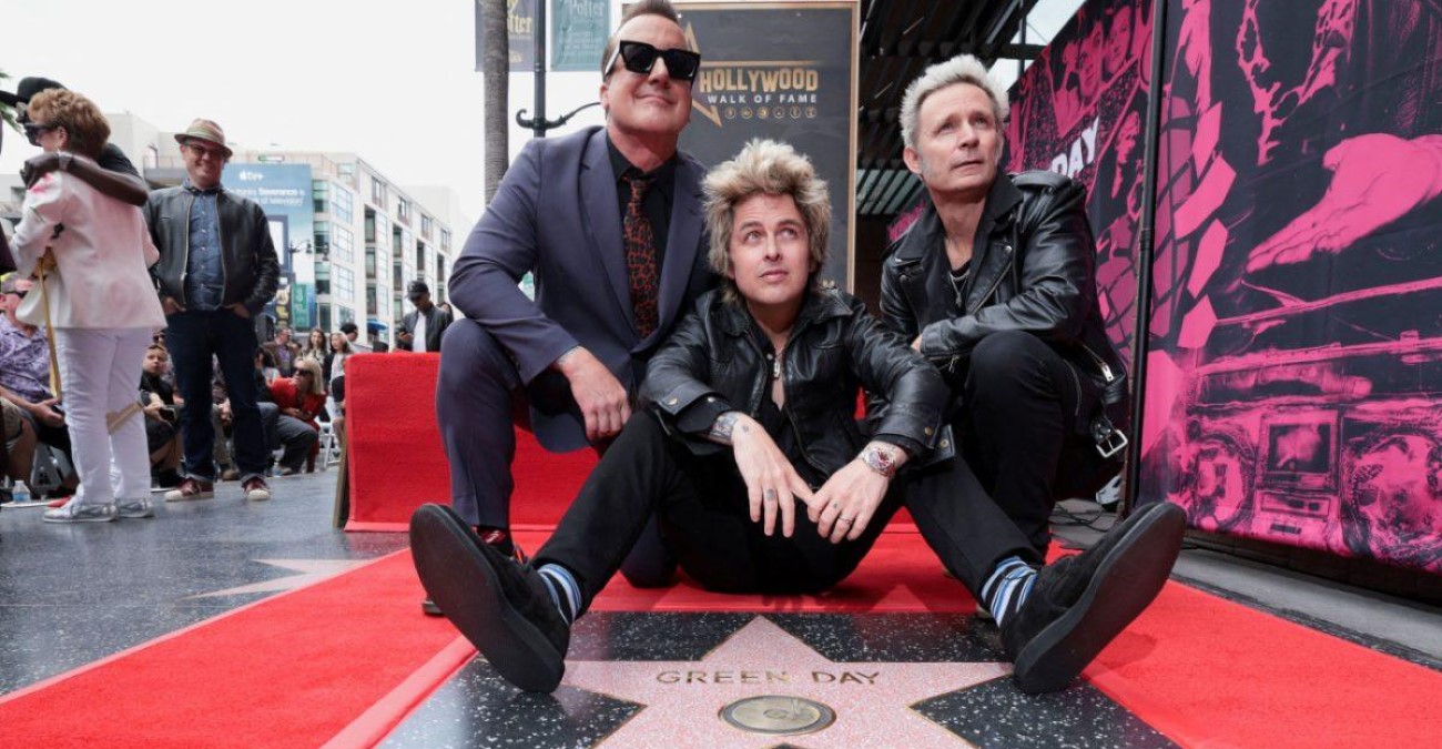 Green Day: Απέκτησαν το δικό τους αστέρι στη Λεωφόρο της Δόξας - Δείτε φωτογραφίες