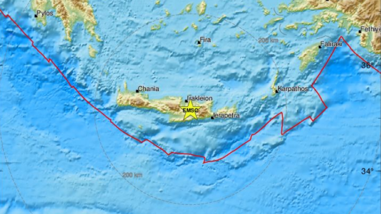 Κρήτη: Νέος σεισμός «ταρακούνησε» ξανά το Αρκαλοχώρι - 3,6 Ρίχτερ 