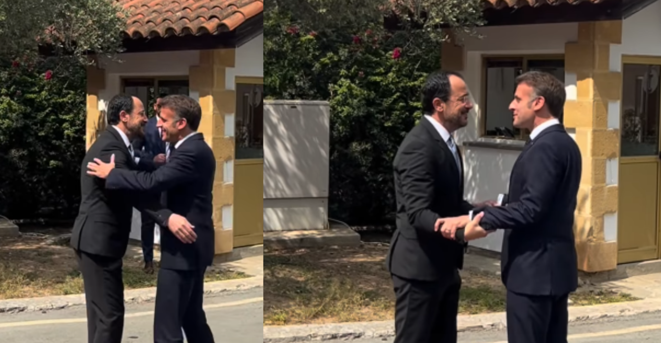 Αυτό δεν το περιμέναμε από τον Μακρόν: Ανέβασε βίντεο του με τον Χριστοδουλίδη και έβαλε ως ήχο την «Τηλλυρκώτισσα» - Δείτε το