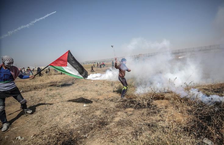Χιλιάδες Παλαιστίνιοι διαδηλώνουν για την 71η επέτειο της 'Καταστροφής' 