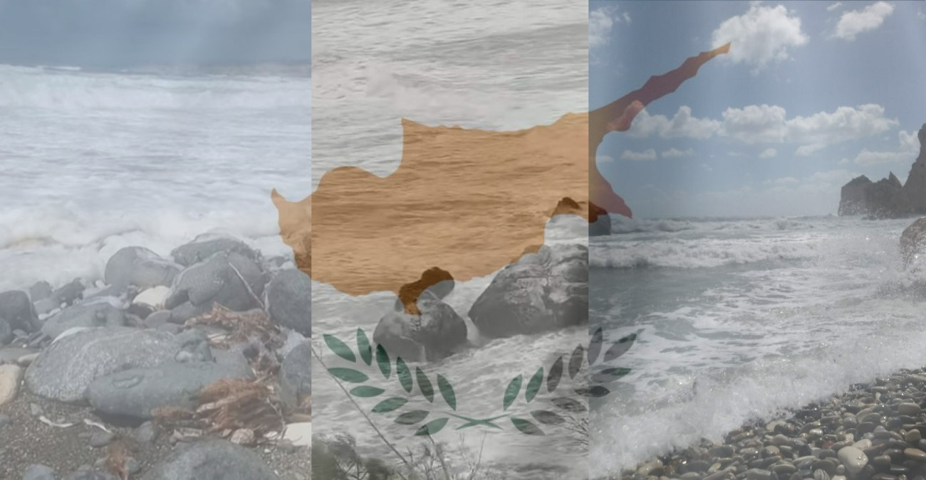 «Άφρισε» η θάλασσα σε διάφορες περιοχές του νησιού – Δείτε εντυπωσιακά βίντεο και φωτογραφίες
