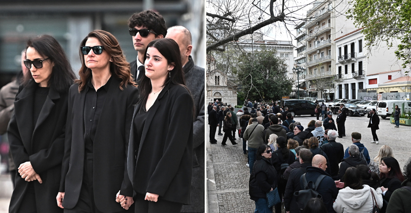 LIVE: Κόσμος συρρέει στο λαϊκό προσκύνημα για τη Μαρινέλλα στη Μητρόπολη - Με δάκρυα στα μάτια η κόρη και τα εγγόνια της