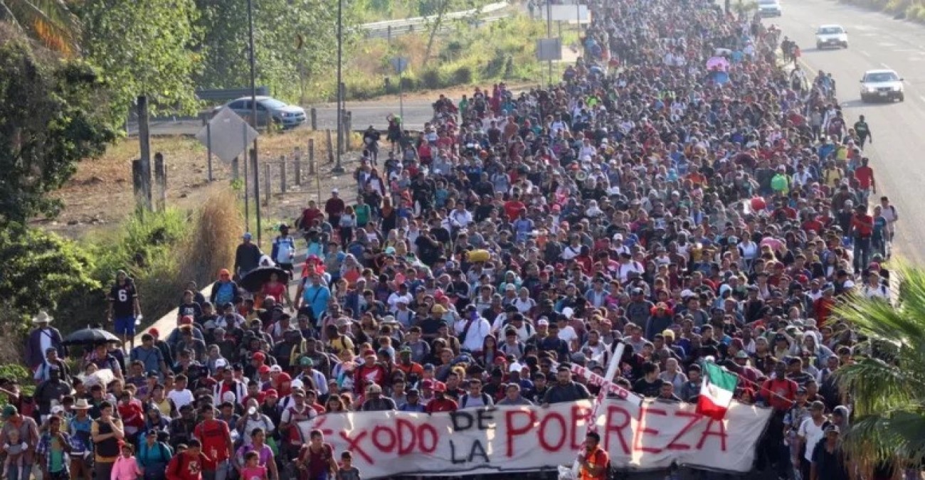 Μεξικό -ΗΠΑ: «Τεράστιο» καρβάνι μεταναστών κατευθύνεται προς τα αμερικανικά σύνορα