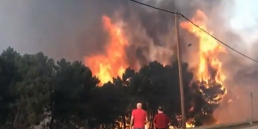 ΕΛΛΑΔΑ: Μεγάλη πυρκαγιά στις Σάπες - Εκκενώνεται οικισμός