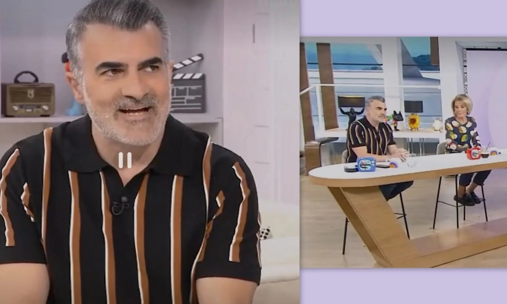 Παύλος Σταματόπουλος: Επέστρεψε στο «Χαμογέλα και Πάλι» μετά τον θάνατο του πατέρα του