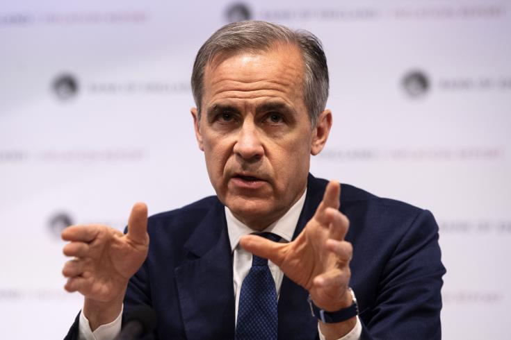 «Ανησυχητικά υψηλός» ο κίνδυνος άτακτου Brexit, προειδοποιεί ο Βρετανός Κεντρικός Τραπεζίτης 