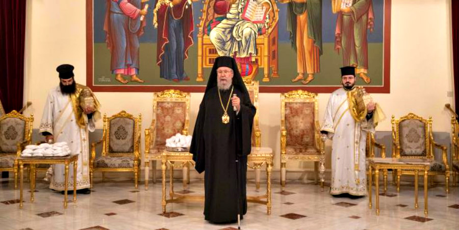 Σε πιστή τήρηση των μέτρων κατά κορωνοϊού και ενότητα κατά της τουρκικής επιβουλής καλεί ο Αρχιεπίσκοπος 