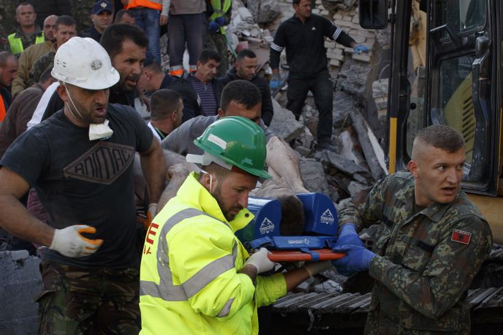 Στους 31 ο αριθμός των νεκρών από τον φονικό σεισμό στην Αλβανία, 658 οι τραυματίες